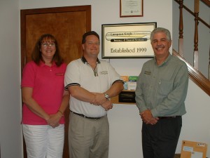 Lampton Engle Agency Staff Photo, Debi, Brian, John